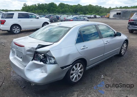 2007 Honda Accord 3.0 Ex из США, поврежденный, VIN 1HGCM66897A073729